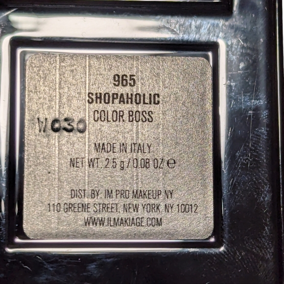 IL MAKIAGE COLOR BOSS EYESHADOW IN 965 SHOPAHOLIC - Picture 5 of 8